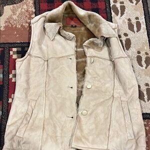 Womens Outback trading co fur lined vest